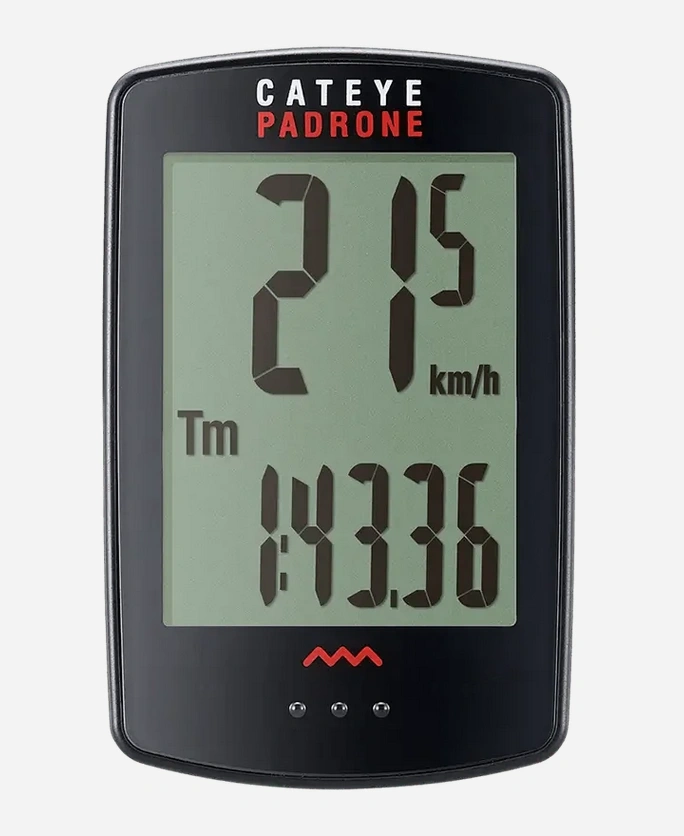 Cateye Padrone: See Your Speed in Style, Blacklit & Ready to Roll!